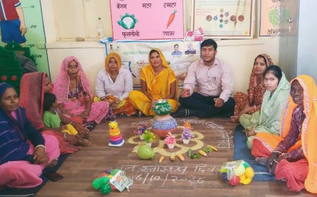 सकट के नंद घर मोतीवाड़ा-2 में मनाया गया 'सुपोषण दिवस': संतुलित आहार और स्वच्छता से ही होगी स्वस्थ समाज की नींव
