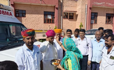 बावड़ी उपखंड के सोयला पीएचसी को मिली नई 108 एंबुलेंस:  सड़क हादसों के घायलों और मरीजों को मिलेगी त्वरित राहत