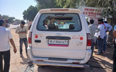 बावड़ी के खेड़ापा कस्बे में खूनी संघर्ष: किन्नरों के दो गुट भिड़े, लाठी-डंडों से मारपीट और वाहनों के शीशे तोड़े
