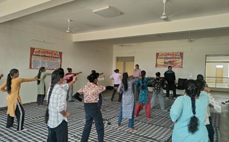 राजकीय महाविद्यालय वैर में रानी लक्ष्मीबाई केंद्र के तहत 24 दिवसीय आत्मरक्षा प्रशिक्षण शुरू, महिलाओं को मिल रही कानून और सुरक्षा की जानकारी