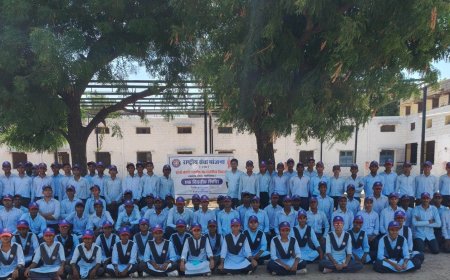 तखतगढ़:  राष्ट्रीय सेवा योजना (NSS) के द्वितीय एक दिवसीय शिविर का हुआ समापन