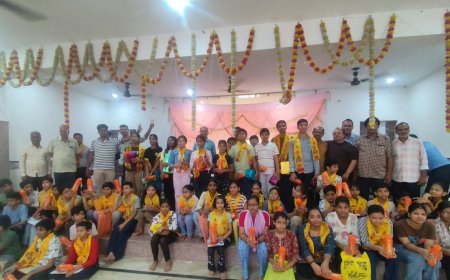 वैर: अग्रवाल समाज द्वारा आयोजित 'अग्र प्रतिभा खोज परीक्षा' में मेधावी विद्यार्थियों ने दिखाई प्रतिभा