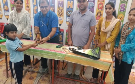 टैगोर फाउंडेशन स्कूल में अंताक्षरी प्रतियोगिता आयोजित: प्रियांशु सैनी रहे प्रथम, सरस दूसरे और रूपिका तीसरे स्थान पर