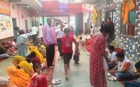 लक्ष्मणगढ़ में श्रीमद् भागवत कथा का समापन, उमड़ा श्रद्धालुओं का सैलाब; विशाल भंडारे का हुआ आयोजन