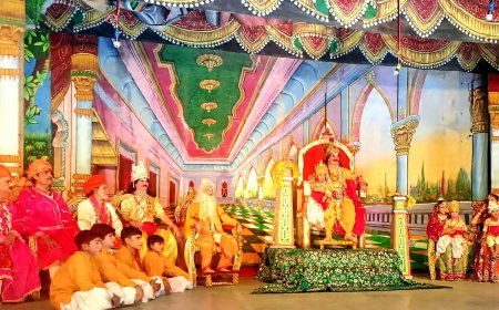 श्री राजर्षि अभय समाज की 111वे वर्ष की रामलीला में राम जन्म से अहिल्या उद्धार तक की लीलाओं का हुआ भव्य मंचन