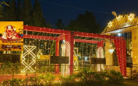 दुल्हन की तरह सजा गायत्री शक्तिपीठ: नवरात्र पर गूंजे माता के जयकारे, उमड़ी श्रद्धालुओं की भारी भीड़
