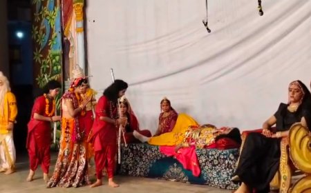 अलवर:राजर्षि अभय समाज रामलीला: दशरथ दरबार से स्वर्गारोहण तक के भावुक प्रसंगों ने नम की आंखें, केवट-राम संवाद पर झूमे दर्शक