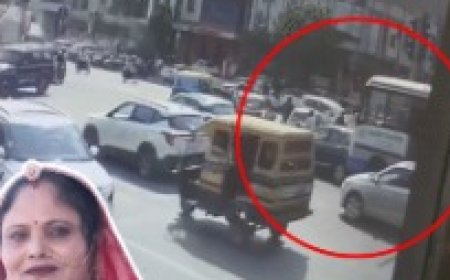 जयपुर में बेकाबू रोडवेज बस का कहर: कार, स्कूटी और बाइक को मारी टक्कर; मां की मौत, बेटा घायल