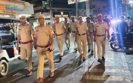 भरतपुर पुलिस पूरी तरह अलर्ट मोड पर: त्योहारों और पंचायत चुनावों के मद्देनजर जिलेभर में सुरक्षा कड़ी, सघन नाकाबंदी और पैदल गश्त जारी