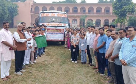 वैर :विद्यार्थियों का 53 सदस्यीय दल ‘मेवाड़ दर्शन’ शैक्षिक भ्रमण के लिए रवाना, दिखा ज़बरदस्त उत्साह