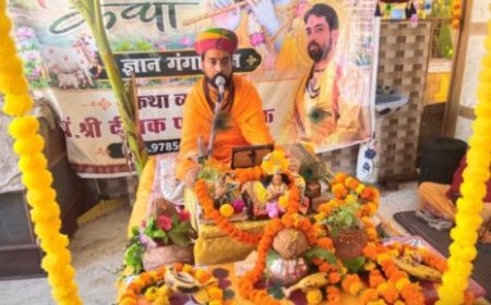 उदयपुरवाटी में भक्ति भाव के साथ संपन्न हुई श्रीमद् भागवत कथा: कृष्ण-सुदामा की आत्मीय मिलन लीला देख भावुक हुए श्रोता