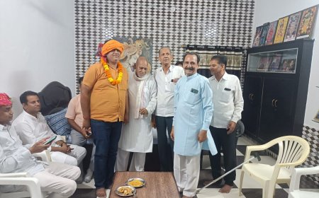वैर नगर पालिका अध्यक्ष प्रतिनिधि का भव्य स्वागत: बोले- 'कस्बे की सफाई, रोशनी और मूलभूत सुविधाओं को मजबूत करना हमारी सर्वोच्च प्राथमिकता'