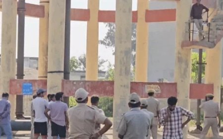 टिकट वितरण से नाराज कांग्रेसी कार्यकर्ता भाजपा ऑफिस के पास पानी की टंकी पर चढ़ा, पूर्व विधायक पर लगाए गंभीर आरोप
