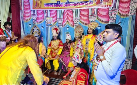 रावण वध व भगवान श्री राम के राज्याभिषेक की लीला का हुआ मंचन