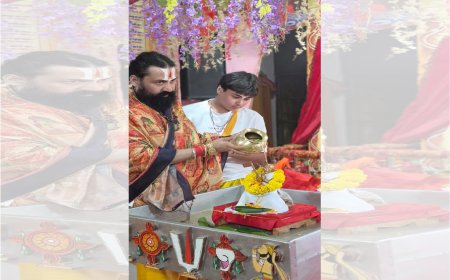 लोहार्गल धाम में ब्रह्मोत्सव 2026 का भव्य शुभारंभ: पहले दिन निकली रामानुज स्वामी की शोभायात्रा, वैदिक मंत्रोच्चार से गूंजा परिसर