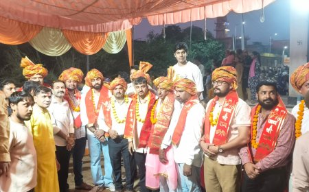 स्वर्गीय पत्रकार गिर्राज भारद्वाज को अश्रुपूर्ण श्रद्धांजलि: रामगढ़ में चतुर्थ विशाल भंडारे का आयोजन, हजारों श्रद्धालुओं ने पाया महाप्रसाद