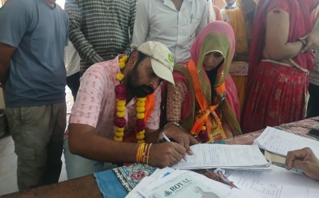 गुरला में लोकतंत्र का महाउत्सव: सरपंच पद के लिए 9 दावेदारों ने भरा हुंकार, ढोल-नगाड़ों और रैलियों से गूंजा पूरा गांव