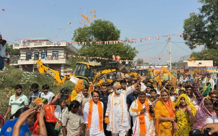 "क्षेत्र के विकास के लिए धन की कमी नहीं आने दी जाएगी": महुआ में आयोजित विशाल चुनावी सभा में बोले कैबिनेट मंत्री डॉ. किरोड़ी लाल मीणा