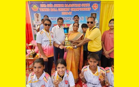 टोडपुरा की लाडली बेटी का क्रिकेट में कमाल: दृश्या मीणा की कप्तानी में सीकर ने जीता स्टेट टेनिस बॉल क्रिकेट का खिताब