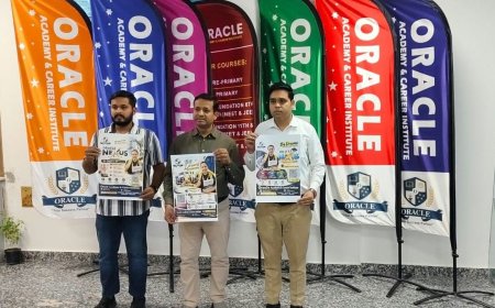 राजगढ़ में ओरेकल नेक्सस ओलंपियाड-2027 का बिगुल: भव्य पोस्टर विमोचन के साथ घोषणा,दो चरणों में होगी परीक्षा