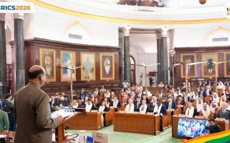 12वां ब्रिक्स संसदीय मंच नई दिल्ली में शुरू: लोकसभा अध्यक्ष ओम बिरला बोले— "संवाद, सहयोग और नवाचार से ही संभव है वैश्विक चुनौतियों का समाधान"