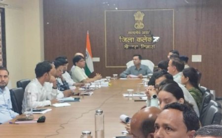 खैरथल जिला कलक्टर की सख्त हिदायत: लंबित और असंतुष्ट शिकायतों का समयबद्ध निस्तारण करें अधिकारी; लापरवाही पर तय होगी जवाबदेही