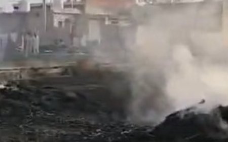रामगढ़ के सहजपुर में खेतों में लगी भीषण आग: एक दर्जन से अधिक किसानों की कड़बी जलकर राख, पशु चारे का संकट गहराया