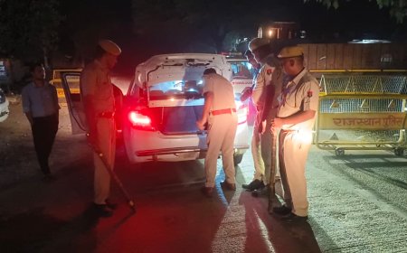 पंचायत चुनाव पर भरतपुर पुलिस का कड़ा पहरा: जिलेभर में सघन नाकाबंदी व रात्रिकालीन चेकिंग अभियान तेज, अपराधियों पर कस रहा शिकंजा