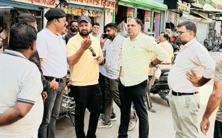 सड़कों पर उतरे सभापति और आयुक्त: मकराना नगर परिषद टीम ने परखी वार्डों की व्यवस्थाएं, मौके पर हुआ समस्याओं का निस्तारण