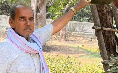 वैर में आवारा सांड का आतंक: ड्यूटी पर जा रहे वन विभाग कर्मचारी नंदकिशोर की इलाज के दौरान मौत, परिवार में मातम