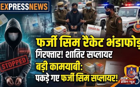 डीग पुलिस का बड़ा साइबर एक्शन, फर्जी सिम कार्ड सप्लाई करने वाले दो आरोपी फिरोजाबाद और अलवर से दबोचे