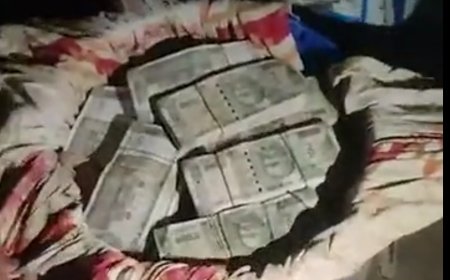 प्रयागराज में जमीन के नीचे मिले नकदी से भरे 3 ड्रम: फर्श खोदकर निकाली गई 500-500 के नोटों की गड्डियां, मचा हड़कंप
