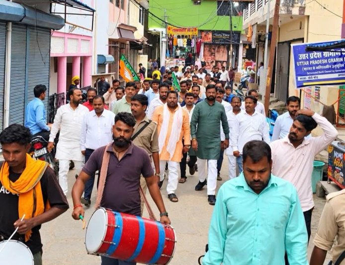 एक नवंबर को चौरीचौरा में मुख्यमंत्री योगी आदित्यनाथ:शहीद स्मारक के समीप भव्य पंडाल और मंच तैयार; रेलवे ओवरब्रिज 147-बी का लोकार्पण रहेगा प्रमुख आकर्षण
