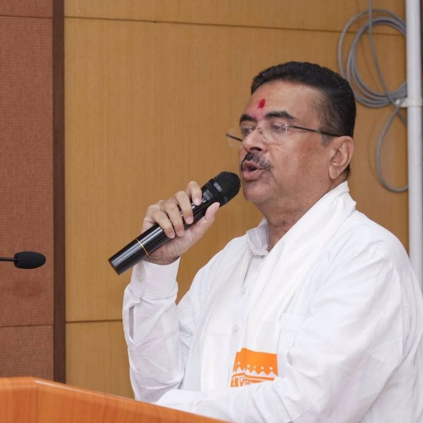 शुभेंदु बोले- बंगाल से TMC का नाम-ओ-निशान मिट गया:नंदीग्राम में BJP प्रत्याशी के लिए प्रचार करने पहुंचे; इसी सीट पर ममता को हराया था