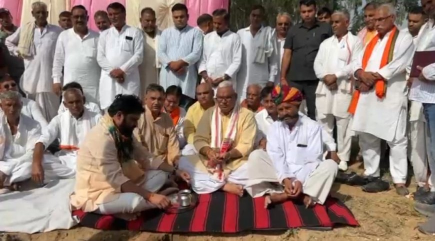सड़कें केवल रास्ता नहीं, गांवों के विकास की नींव: गृह राज्य मंत्री बेढ़म ने बृजनगर में ₹5.86 करोड़ की 9 सड़कों का किया शिलान्यास