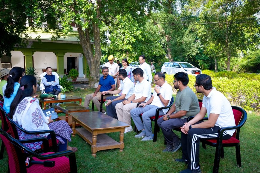 भरतपुर: मुख्य सचिव वी. श्रीनिवास ने केवलादेव राष्ट्रीय उद्यान का किया दौरा, जल उपलब्धता और पर्यटक सुविधाओं का लिया जायजा