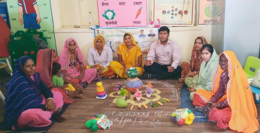 सकट के नंद घर मोतीवाड़ा-2 में मनाया गया 'सुपोषण दिवस': संतुलित आहार और स्वच्छता से ही होगी स्वस्थ समाज की नींव