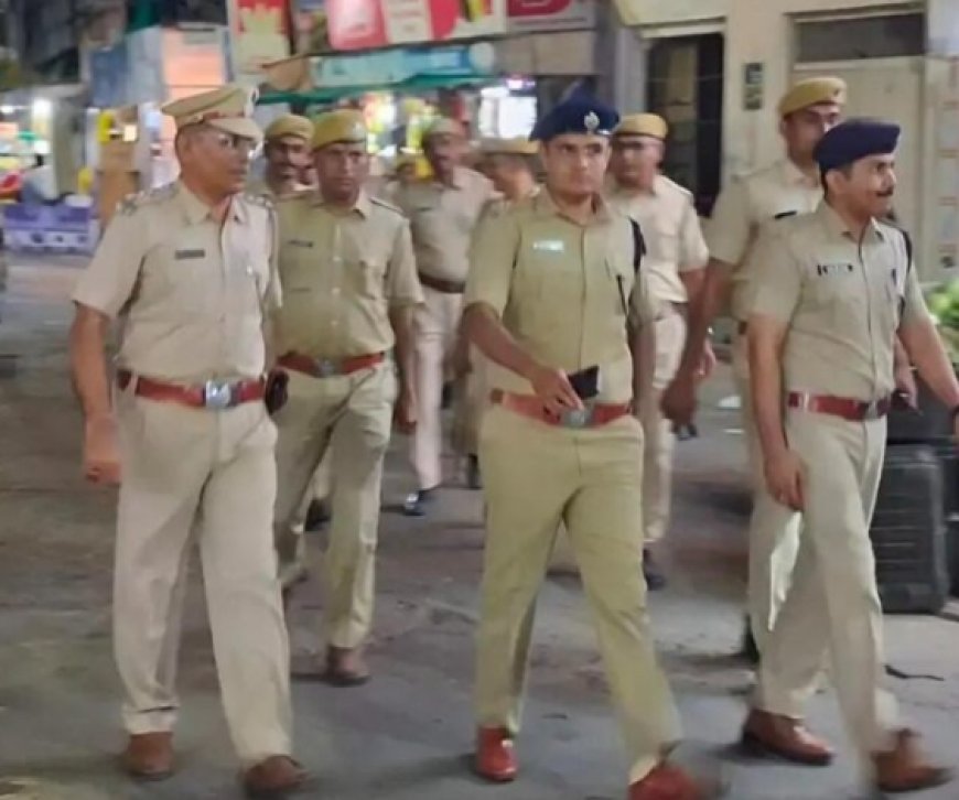 सिरोही के नए एसपी डॉ. अजय सिंह का कड़ा एक्शन: कार्यभार संभालते ही कोतवाली थाने का किया औचक निरीक्षण, शहर में निकाला फ्लैग मार्च