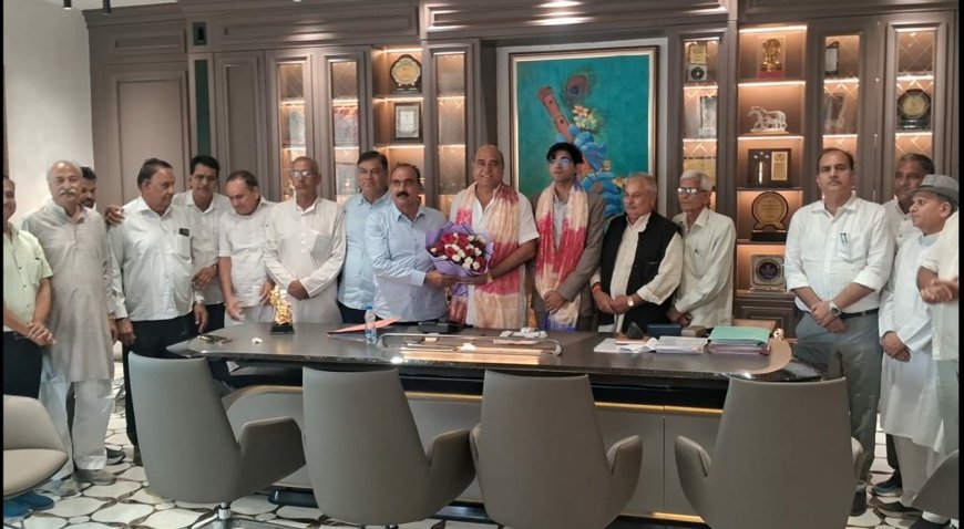 हरियाणा दौरे पर पहुँची महाराजा जवाहर सिंह स्मारक समिति, शिक्षाविद डॉ. फौजदार के संस्थानों का किया अवलोकन