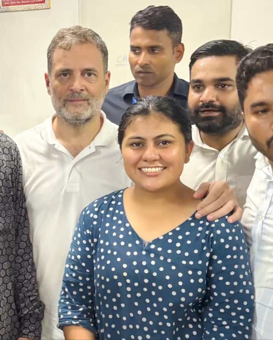 गोगरा की बेटी वियोना जाखड़ के तीखे तेवर: राहुल गांधी के साथ दिल्ली में तीसरे दिन भी जारी रहा प्रदर्शन