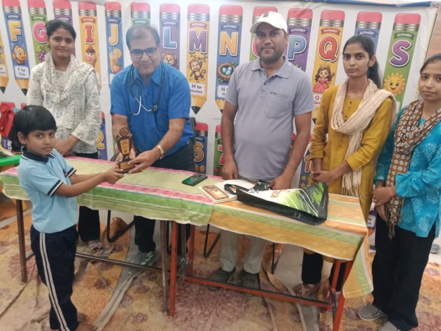 टैगोर फाउंडेशन स्कूल में अंताक्षरी प्रतियोगिता आयोजित: प्रियांशु सैनी रहे प्रथम, सरस दूसरे और रूपिका तीसरे स्थान पर