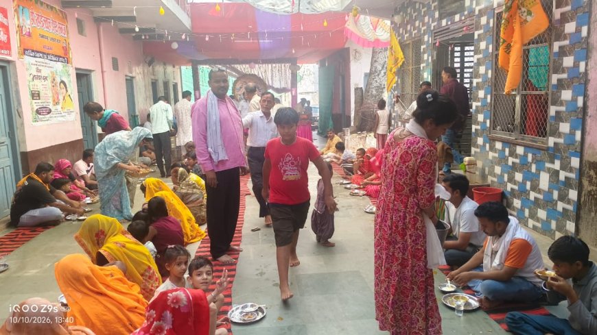 लक्ष्मणगढ़ में श्रीमद् भागवत कथा का समापन, उमड़ा श्रद्धालुओं का सैलाब; विशाल भंडारे का हुआ आयोजन