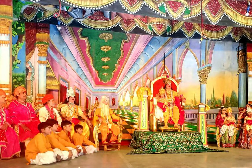 श्री राजर्षि अभय समाज की 111वे वर्ष की रामलीला में राम जन्म से अहिल्या उद्धार तक की लीलाओं का हुआ भव्य मंचन