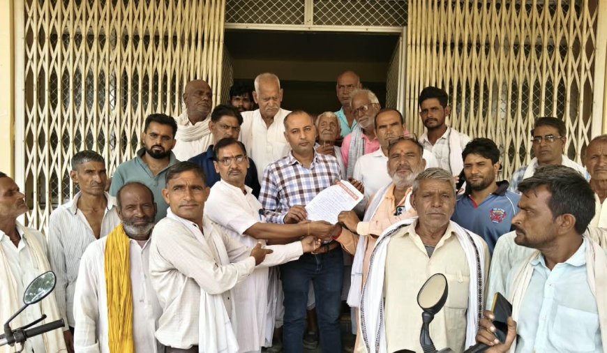 किसानों को रात के बजाय दिन में मिले बिजली: भारतीय किसान संघ ने कठूमर SDM को सौंपा ज्ञापन, आंदोलन की दी चेतावनी