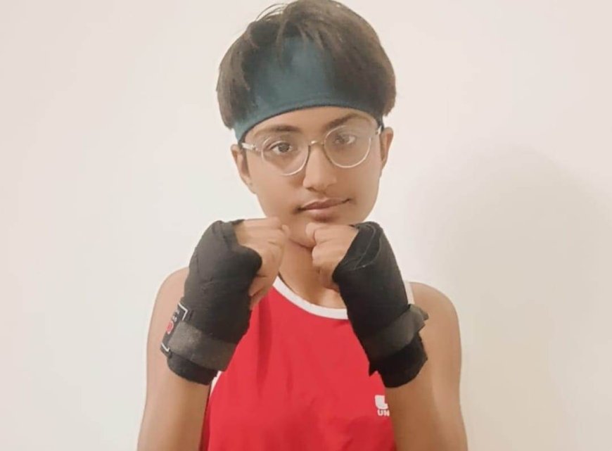 खैरथल की बेटी हुशिका व्यास का बॉक्सिंग रिंग में शानदार कमाल: स्टेट में ब्रॉन्ज और जिला स्तर पर जीता गोल्ड व 'बेस्ट बॉक्सर' का खिताब