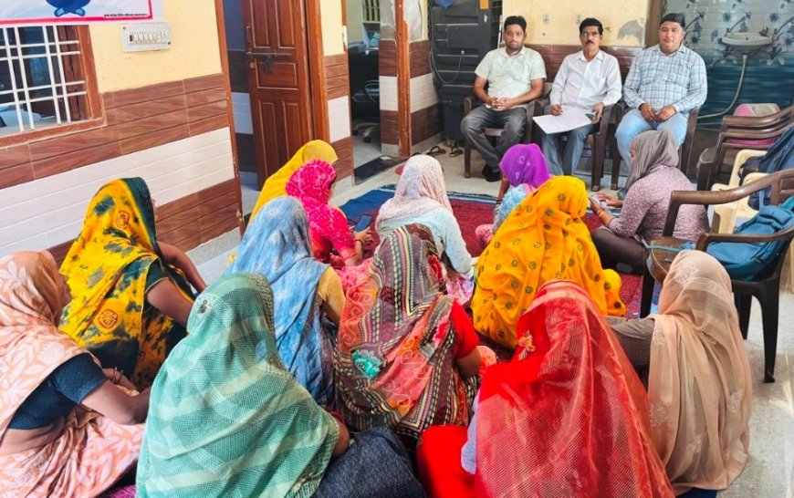 लक्ष्मणगढ़ में महिला स्वास्थ्य शिविर का आयोजन: 39 महिलाओं का हुआ स्वास्थ्य परीक्षण, दी गई जरूरी जानकारियां