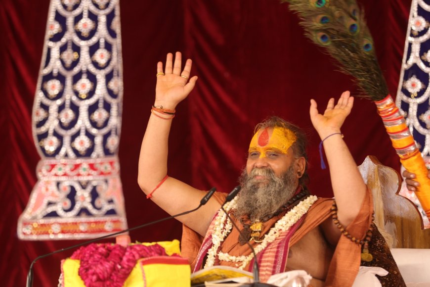 श्री जड़खोर गौधाम में श्रीमद्भागवत कथा के तृतीय दिवस भगवान वेदव्यास की महिमा, गुणातीत भक्ति और भगवन्नाम की सर्वोच्चता का हुआ वर्णन