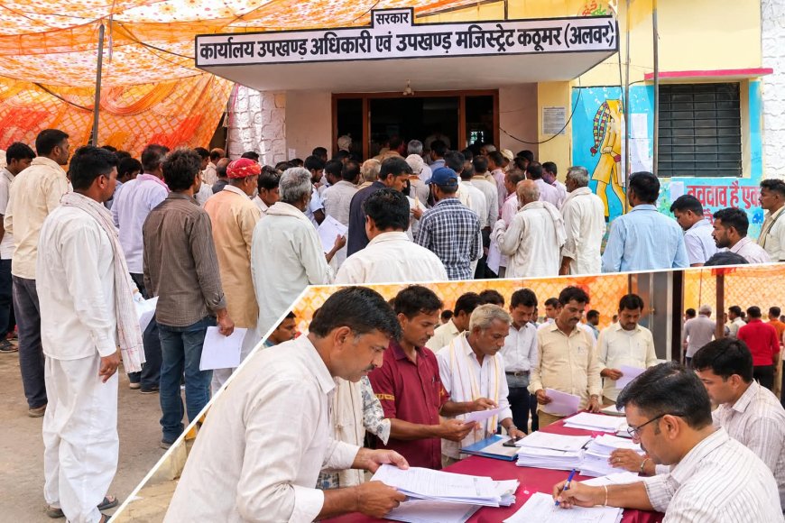 कठूमर पंचायत समिति चुनाव: 23 सीटों के लिए 214 उम्मीदवारों ने भरे 271 नामांकन, राजनीतिक सरगर्मियां तेज