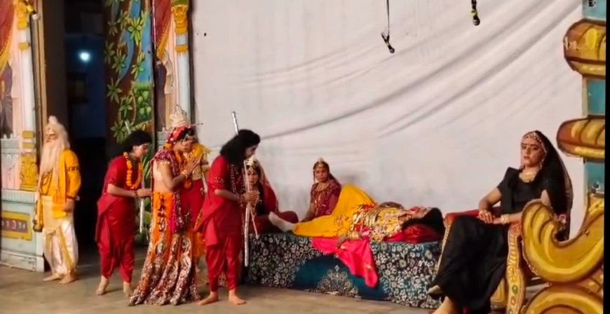 अलवर:राजर्षि अभय समाज रामलीला: दशरथ दरबार से स्वर्गारोहण तक के भावुक प्रसंगों ने नम की आंखें, केवट-राम संवाद पर झूमे दर्शक