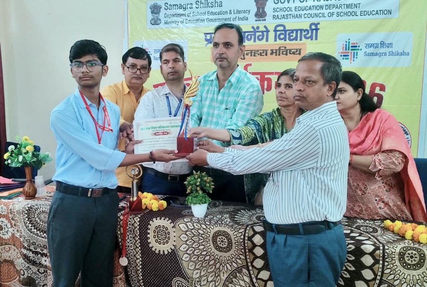 वैर के यश मंगल चमके: जिला स्तरीय भाषण प्रतियोगिता में पाए प्रथम स्थान, अब राजस्थान विधानसभा में देंगे संबोधन